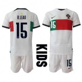 Baby Fußballbekleidung Portugal Rafael Leao #15 Auswärtstrikot WM 2022 Kurzarm (+ kurze hosen)